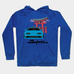 Stanced blue supra Hoodie